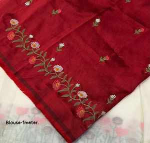 Belle béguin avec broderie et coupe Saree Femme Fabricant de mode de Surat au prix de gros - Product Image 5