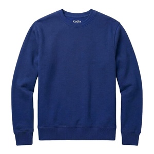 Custom Logo Streetwear Sweatshirt Heavyweight French Terry Drop Shoulder Plain <b>Men's</b> Crewneck <b>Pullover</b> Wholesale Sweatshirt - Product Image 6