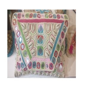 Sac de soirée en tissu de lin bohème personnalisé pour femmes belle broderie fermeture à glissière pochette sacs à main avec perles - Product Image 6