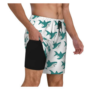Top Quality Free Sample Surf Shorts Polyester Fabrics 4 Way Stretch High Quality Beach Shorts Fishing Shorts Swim <b>Trunk</b> for <b>Men</b> - Product Image 4