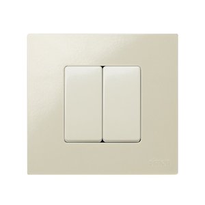Interruttore a mezza piastra color avorio (Simon 27 27201-61) - Product Image 2