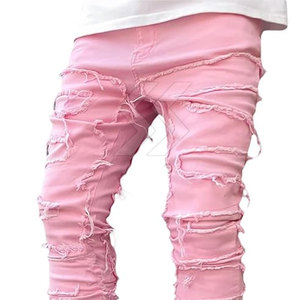 Pantalones de hombre lavados ligeros superventas, ropa informal, pantalones apilados de hombre de calidad superior - Product Image 5