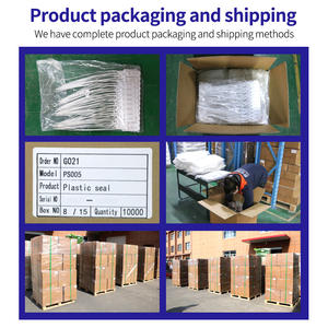 의류 플라스틱 씰을 사용한 JCPS005 맞춤형 일회용 플라스틱 씰의 태그 - Product Image 6