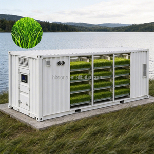 Conteneur hydroponique pour fourrage, serre, système de culture d'aliments pour bétail, équipement d'agriculture intelligente, agriculture commerciale - Product Image 1