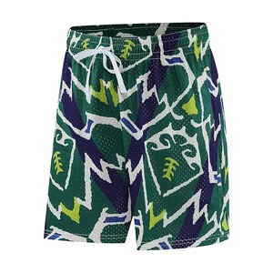 Ensemble de shorts en maille personnalisés par sublimation, respirants, anti-humidité, séchage rapide, taille élastique avec poche, unisexe - Product Image 4