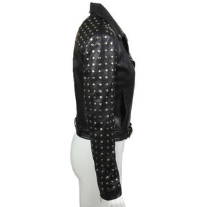 Chaquetas de Cuero Acolchadas Transpirables para Mujer, Estilo Racer, Novedad 2025, Color y Talla Personalizables, Resistentes al Viento, Ecológicas, Venta al Por Mayor - Product Image 3