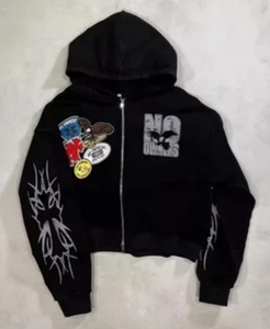 Sweat-shirts à capuche personnalisés de haute qualité en coton 100% avec impression personnalisée, sweat-shirts à capuche de style streetwear personnalisés - Product Image 3