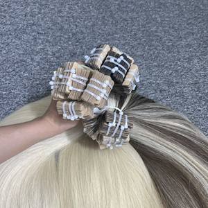 ผมมนุษย์แบบเทปตรงธรรมชาติใช้100% สีต่างกัน - Product Image 5