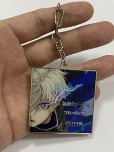 Móc khóa hình ảnh kỹ thuật số hợp kim kẽm hình vuông nhẹ thời trang phong cách hoạt hình làm quà lưu niệm cho ngày tựu trường - Product Image 6