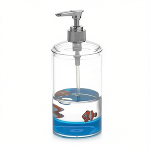 Dispensador de Jabón Líquido Transparente Decorado PYXIS, 7.2x18.4cm, Modelo PY808900300 de Gedy - Product Image 2