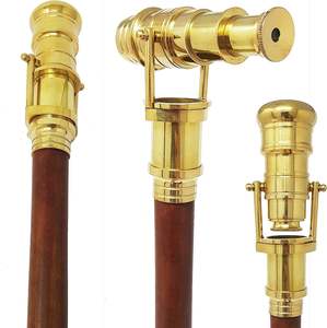 Proveedor al por mayor Tazón Telescopio Bastón para caminar Fabricante Disfraz Bastón de madera plegable - Product Image 1