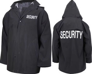 Veste bomber coupe-vent d'hiver en toile de haute qualité pour homme OEM, pour uniforme de garde de sécurité, spandex/polyester - Product Image 2