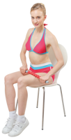 ALLWINWIN MSK100 Bâton de massage - Rouleau de massage musculaire en forme de fleur pour les jambes