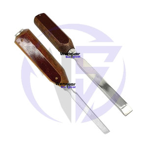 Ensemble de burins à os chirurgicaux en acier inoxydable outils orthopédiques à poignée en fibre incurvée droite 5mm 8mm 12mm 15mm 18mm 20mm 22mm 25mm 30mm - Product Image 4