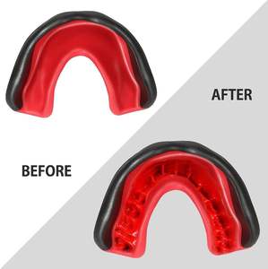 Unisex มวยปากยามกีฬา Mouthguard SLIM FIT ปากป้องกันรั้งหมากฝรั่งโล่บาสเกตบอล MMA Dummy ฟันป้องกัน - Product Image 1
