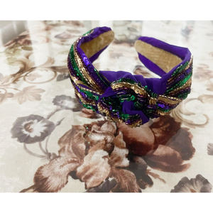 Bulk Supply of Festive Sequin Mardi Gras <b>Headbands</b> Perfect for Retail and Wholesale - Product Image 6