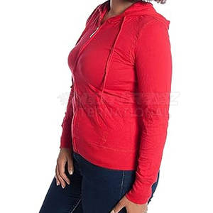 Sudadera con capucha de compresión atlética para mujer Sudadera con capucha de compresión ajustada de secado rápido para mujer con logotipo personalizado - Product Image 3