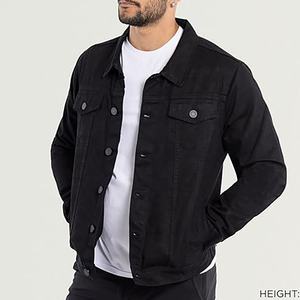 Nouvelle arrivée en stock marque de haute qualité logo pas cher lavage personnalisé denim vente en gros d'usine veste pour hommes pour hommes - Product Image 5