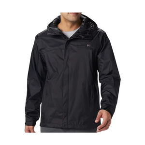 Chubasquero de poliéster ligero para hombre, cortavientos personalizado con cremallera, impermeable y hermético para la temporada de invierno - Product Image 1