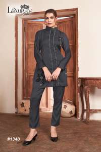 ชุดเดรสสไตล์ปากีสถาน ผ้าจอร์เจตต์กำมะหยี่เนื้อหนา ดีไซน์ล่าสุด พร้อมเชือกตกแต่ง สำหรับใส่ลำลอง แบบซารี ซัลวาร์ เลเฮนกา โชลี จาก FABZONE - Product Image 4