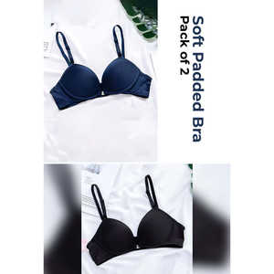 Lot de 2 soutiens-gorge rembourrés et ouverts à l'avant - Product Image 1