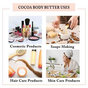 Beurre de cacao de qualité supérieure entièrement naturel pour cosmétiques en gros à prix de gros | Beurre de cacao pour la peau et les cheveux - Product Image 4