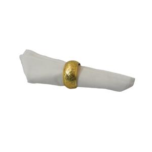 Accessoires de table de mariage et de fête Porte-serviettes élégant Anneau de serviette classique plaqué or Centre de table de table - Product Image 4