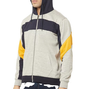 Sweat à capuche oversize pour homme en coton/polyester, fermeture éclair, uni, respirant, qualité supérieure, fabriqué au Pakistan - Product Image 2