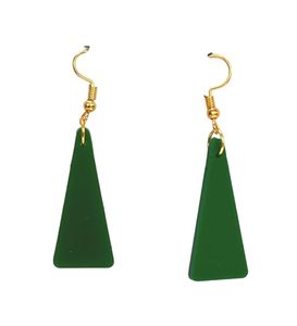 Pendientes de tuerca de resina con diseño geométrico a la moda para mujer, buen precio, nuevo estilo, joyería de resina de madera en forma de estrella - Product Image 3