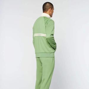 Comfortable <b>Track</b> <b>Jacket</b> and Pants Set High-Quality Fabric Ideal for Athletic Wear and Casual Outfits - Product Image 4