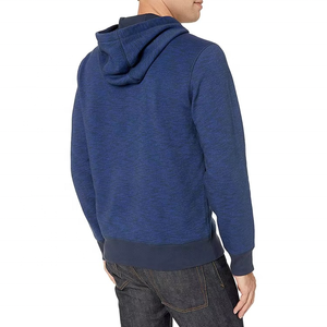 Wholesale Hoodies Custom <b>Tech</b> Fleece Oversized Drop Shoulder Cotton Fabric Long Sleeve Hoodie Full Zipper Up With Two Pocket - Product Image 2