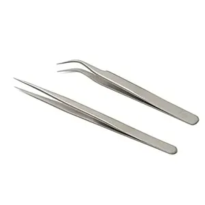 Manual Steel Forceps Surgical Holding Instrument <b>Nonlocking</b> Precision Grasper - Product Image 3