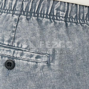 Pantalones cortos de lavado ácido de alta calidad Pantalones cortos de lavado ácido de estilo personalizado Pantalones cortos de lavado ácido de uso de invierno para hombres en blanco a bajo precio - Product Image 6