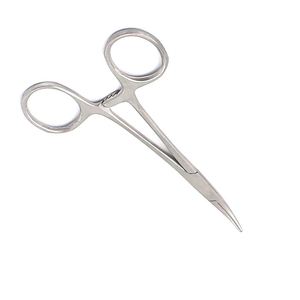 Juego de instrumentos quirúrgicos Halsted de acero inoxidable alemán con acabado mate, clase I, pinzas mosquiteras curvas para cirugía general, venta al por mayor - Product Image 4