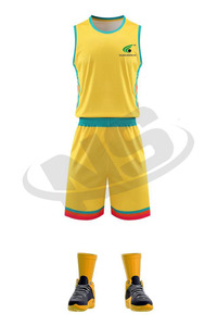 Maillot de basket-ball réversible personnalisé ensemble de vêtements de sport respirants lavables séchage rapide vente en gros d'usine uniforme d'équipe de grande taille - Product Image 6