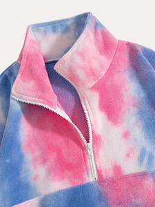 Sweat à capuche en polaire personnalisable pour homme, coupe ample, décontracté, manches longues, col montant - Product Image 3