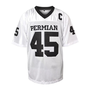 Blank American Football Jersey For DIY <b>Screen</b> Printing Heavy Duty <b>Mesh</b> American Football Uniform For Training And Practice - Product Image 5