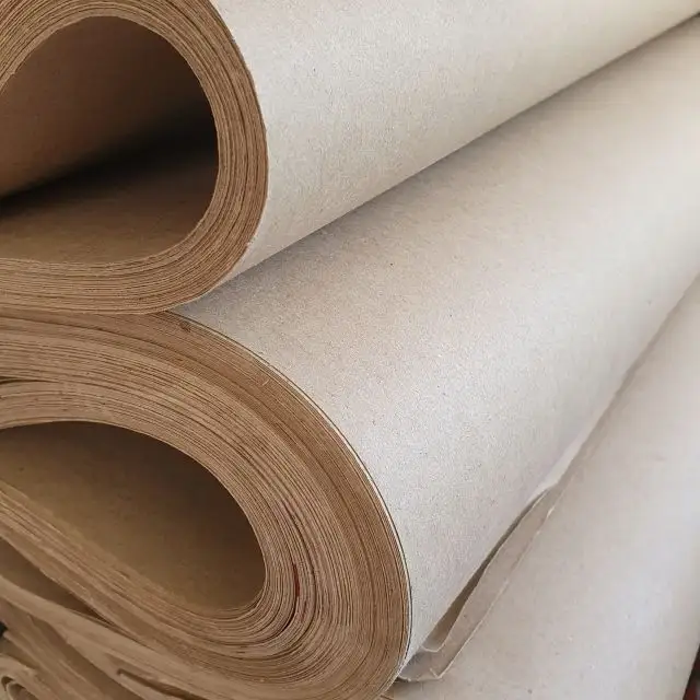 Özel rulolar kraft yaprak kağıt kendinden yapışkanlı ambalaj kağıdı kağıt