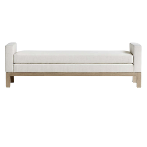 Banco tapizado de madera natural Banco multifuncional adecuado para muchos espacios y propósitos Hecho en Vietnam - Product Image 1