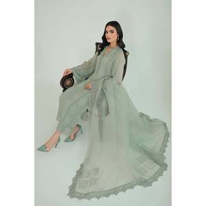 Conjunto de Traje de Mujer en Chifón Bordado UF-234 - Product Image 4