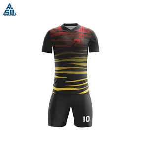 Conjunto de Uniforme de Fútbol de Primera Calidad, Secado Rápido, Transpirable, Manga Corta, para Hombre Adulto - Product Image 6
