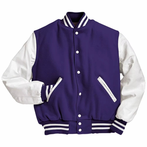 Chaqueta de Béisbol Personalizada al por Mayor de Fábrica, Chaqueta de Lona con Capucha para Invierno, Transpirable para Hombre - Product Image 1