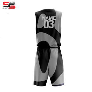 Vêtements de sport Ensembles d'uniformes de basket-ball personnalisés Vente en gros Service OEM Uniformes de basket-ball à vendre - Product Image 2