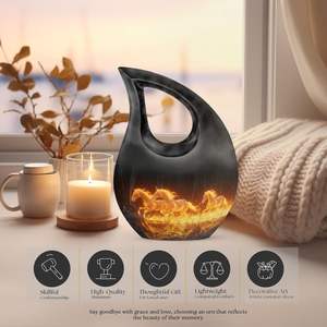 Urne funéraire en métal en forme de cheval pour cendres humaines, style américain, taille et design personnalisables, urne de crémation pour adulte, capacité de 200 pouces cubes, sur mesure - Product Image 4