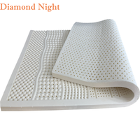 Matelas en latex blanc moderne et biologique, système de soutien, mobilier de maison, pliable pour l'école, l'hôpital, l'hôtel, mousse de lit en caoutchouc naturel