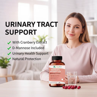 Probiotique végétal pour femmes 50 milliards d'UFC + Fibres prébiotiques et D-Mannose naturel - Favorise une digestion saine et une fonction immunitaire optimale