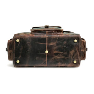 Buffalo Traveler Leather <b>Weekend</b> Duffle <b>Bag</b> Premium Quality <b>Luggage</b> for Travel - Product Image 4