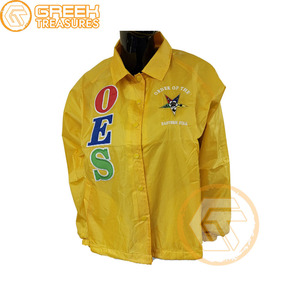 Customized Order of the Eastern <b>Star</b> Polyester Embroidered Line <b>Jacket</b> High Quality Greek Apparel Women OES Coaching <b>Jackets</b> - Product Image 5