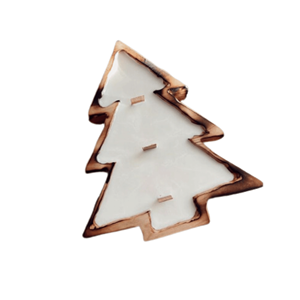 Bougeoir de bol à pâte en bois d'acacia le plus vendu pour la décoration de Noël d'hôtel à la maison fabriqué au Vietnam - Product Image 1