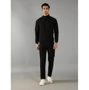 Nouveauté 2025, survêtement en molleton polyester respirant de haute qualité, 2 pièces, logo personnalisé, survêtement de jogging, veste zippée, survêtement - Product Image 6